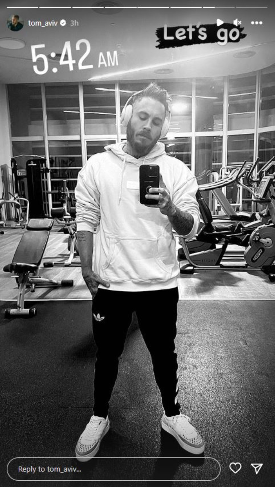 טום אביב (צילום: צילום מסך אינסטגרם)