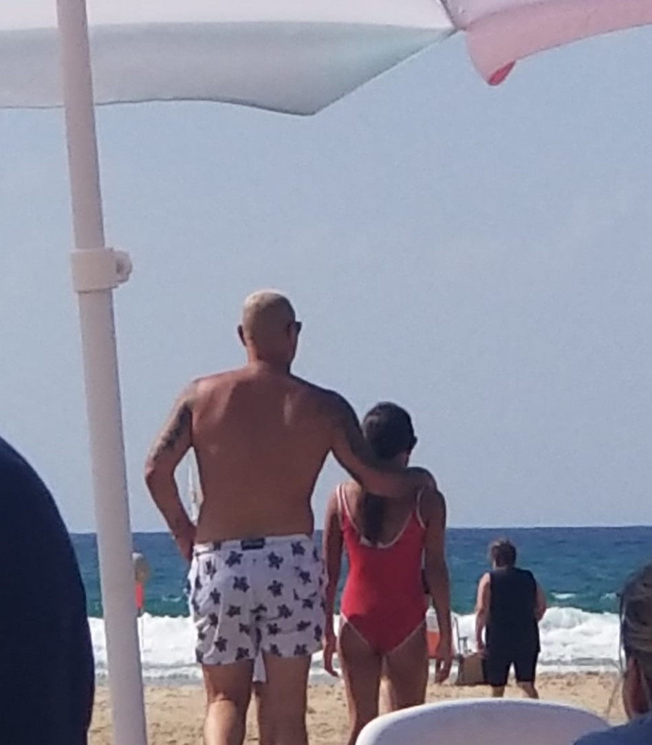 איציק זוהר ובתו (צילום: צילום גולשים)