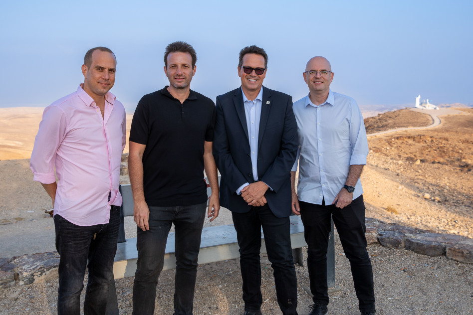 עמיקם ברגר, ניסן בן חמו, אורן פסקל ובן ברוורמן  (צילום: דורון אורגיל)