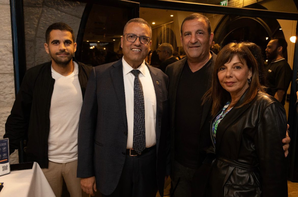 נילי דהן, מומי דהן, משה לאון ועידן דהן (צילום: אורן דניאלי, איתי דהן)