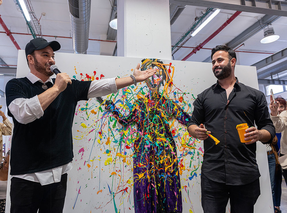 סאם חלבי ודוד ד'אור (צילום: דימיטרי ספקטור)