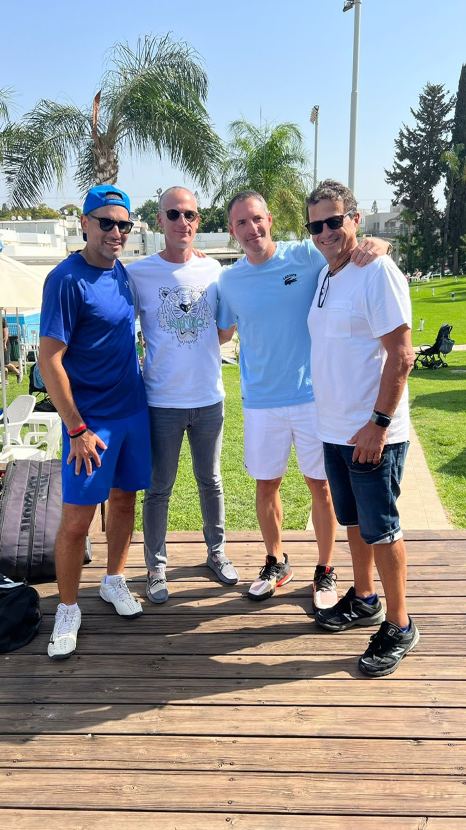 יוני ארליך, אנדי רם, משה ארדר ואודי אנג'ל  (צילום: באדיבות וראייטי)