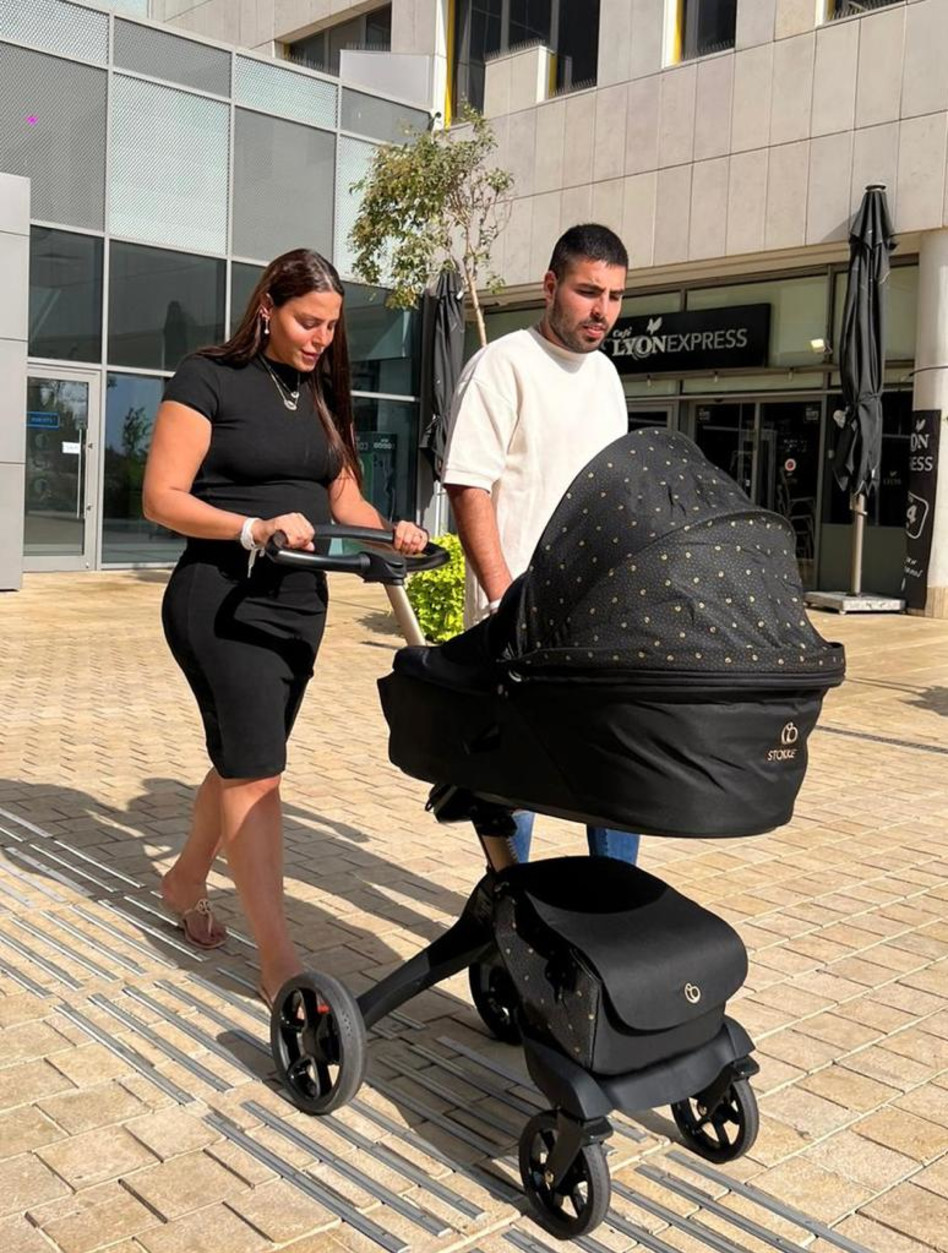נסרין קדרי ובעלה הפכו להורים טריים (צילום: קורל כראדי)