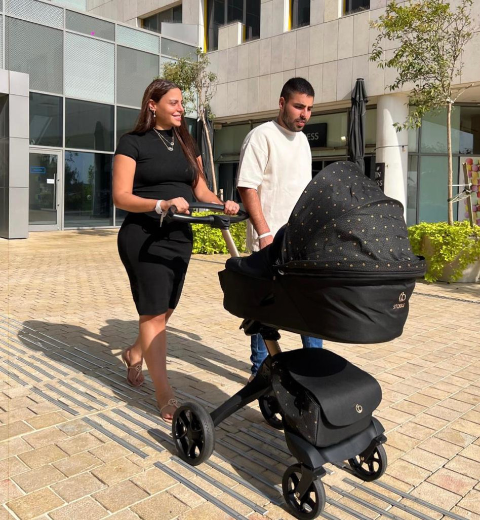 נסרין קדרי ובעלה הפכו להורים טריים (צילום: קורל כראדי)