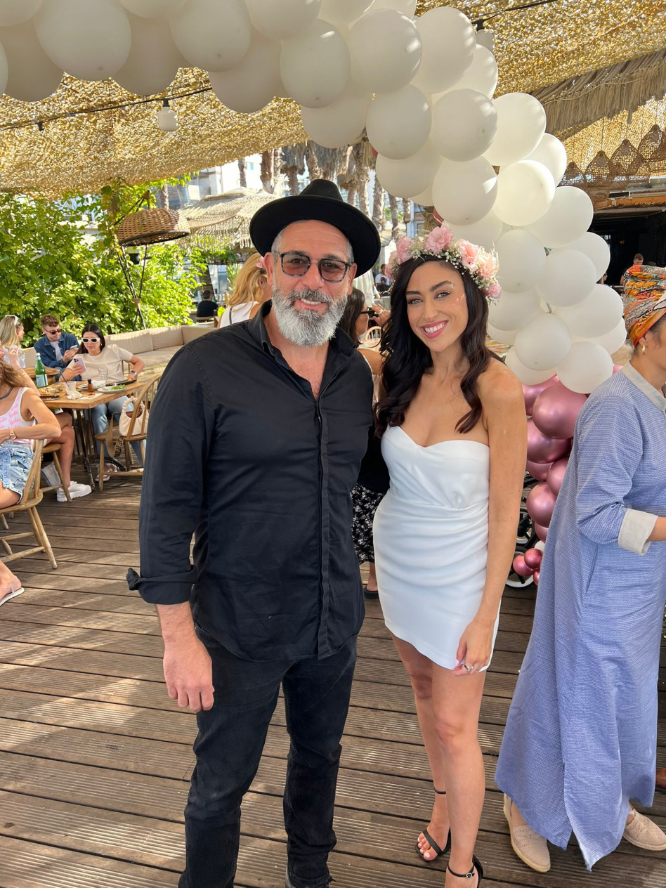 הילה סעדה ומוריס כהן (צילום: פרטי)