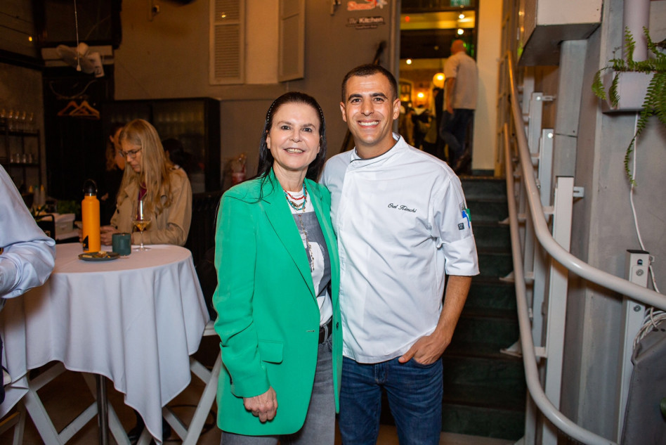 אוראל קימחי ועופרה שטראוס (צילום: לירן מימון)