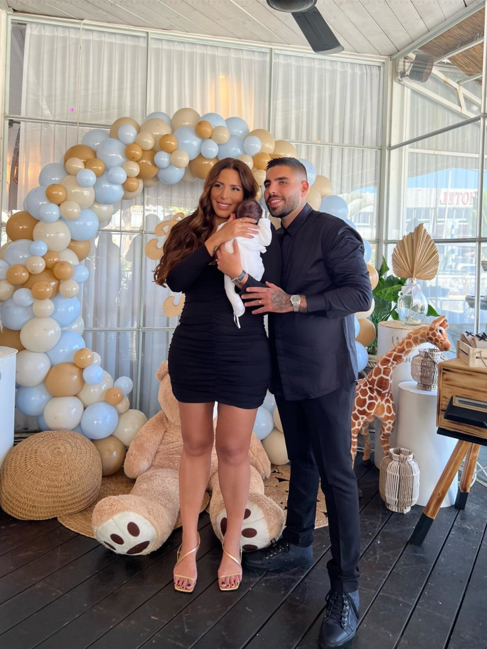 נסרין קדרי ובעלה רום שמיר חוגגים ברית לבנם הבכור (צילום: קורל כראדי)