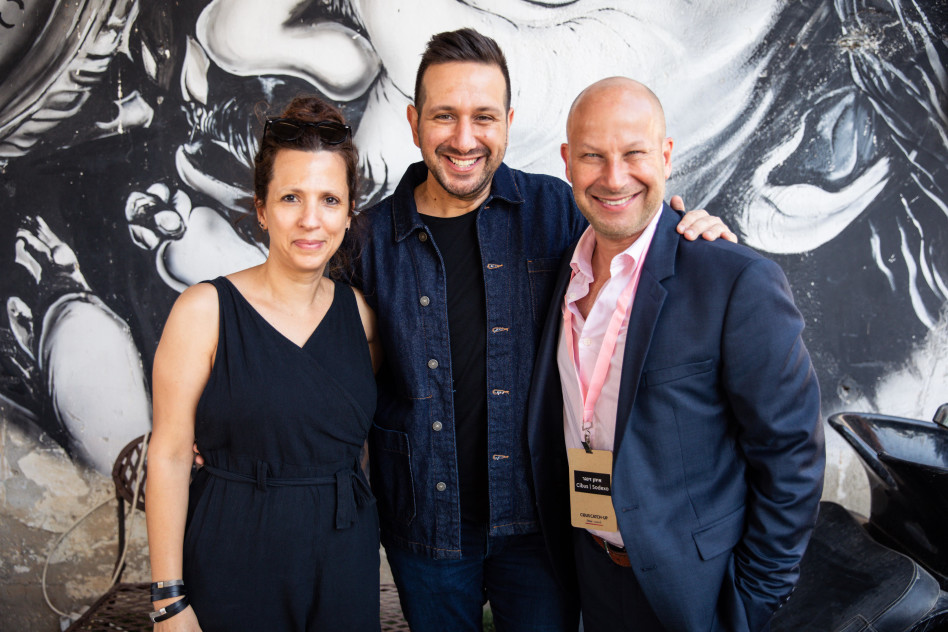 איתן זינגר, עידן גרינברג והגר ורשבסקי (צילום: סטודיו גיא לוי)