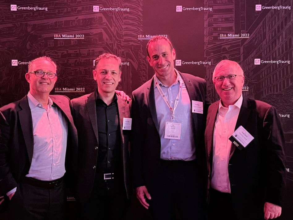  אלן סאטין, גיל ווייט, ג׳ואי שבות ומארק סלינג׳ר (צילום: באדיבות פירמת עורכי הדין GT)