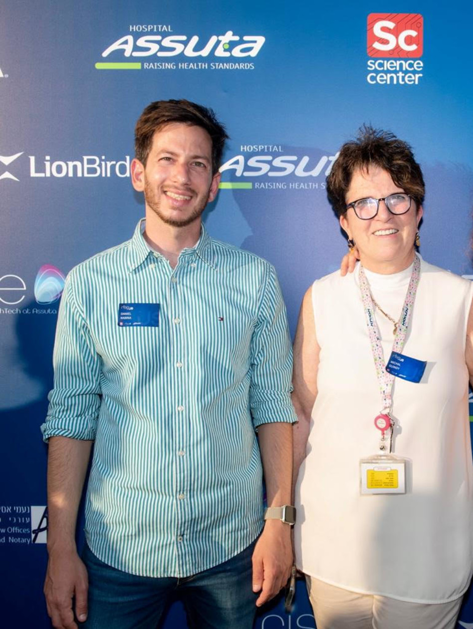 מיכל גינדי ודניאל רבינא (צילום: נאוה טרסי)