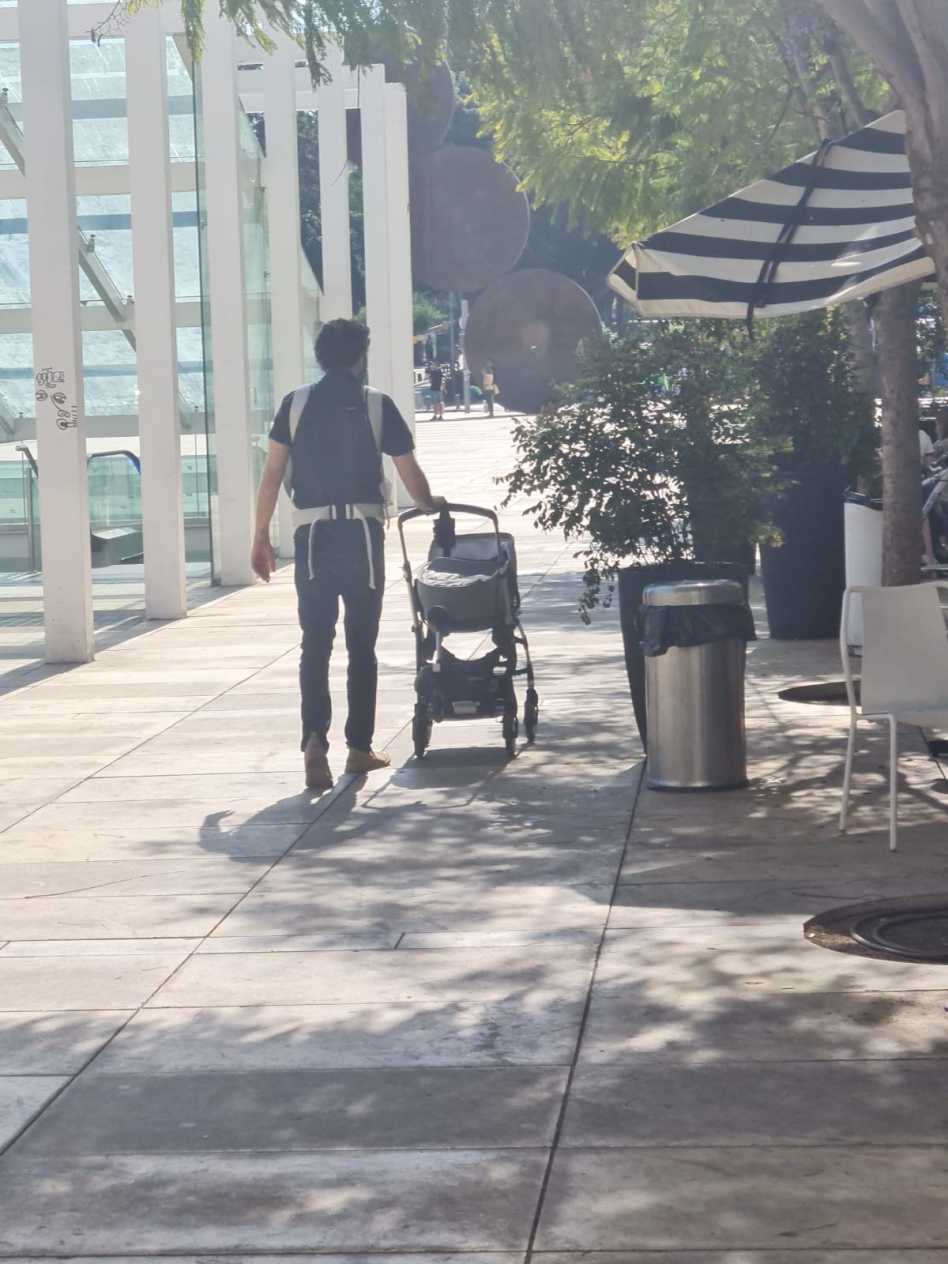 יוסי מרשק מדגמן אבהות (צילום: פרטי)