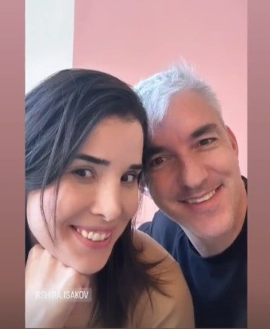 שירה איסקוב ובן הזוג אריה מריאש (צילום: צילום מסך אינסטגרם)