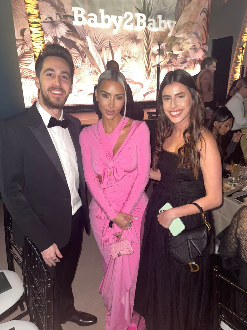 דניאל אריסון, קים קרדשיאן ודניאל אריסון  (צילום: באדיבות זאביק דרור אסטרטגיה תקשורתית)