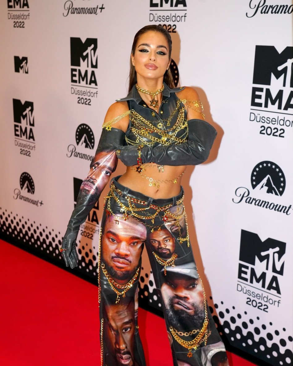 נועה קירל בטקס פרסי המוזיקה של MTV (צילום: באדיבות MTV ישראל, Getty Images)