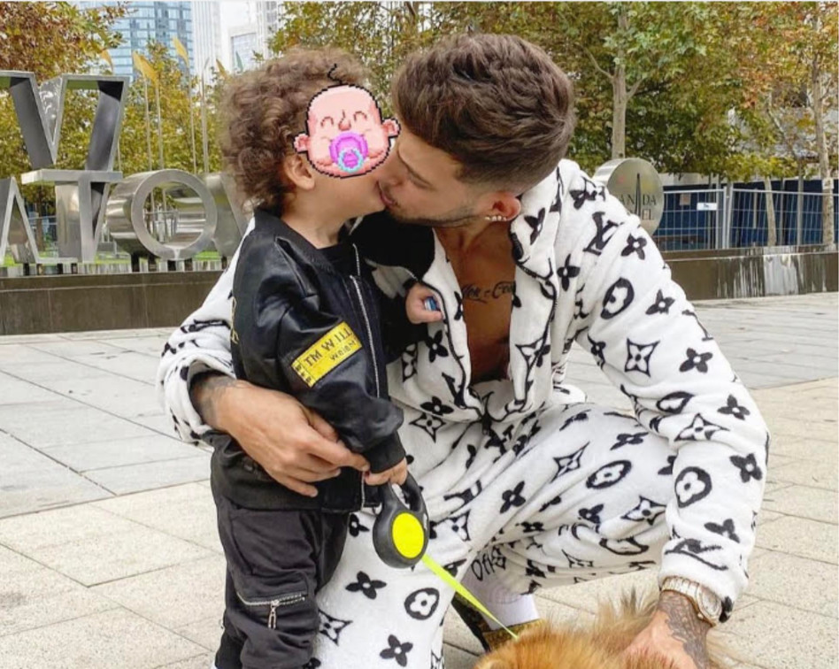 בן אל תבורי עם בנו תו פרינס (צילום: צילום מסך אינסטגרם)