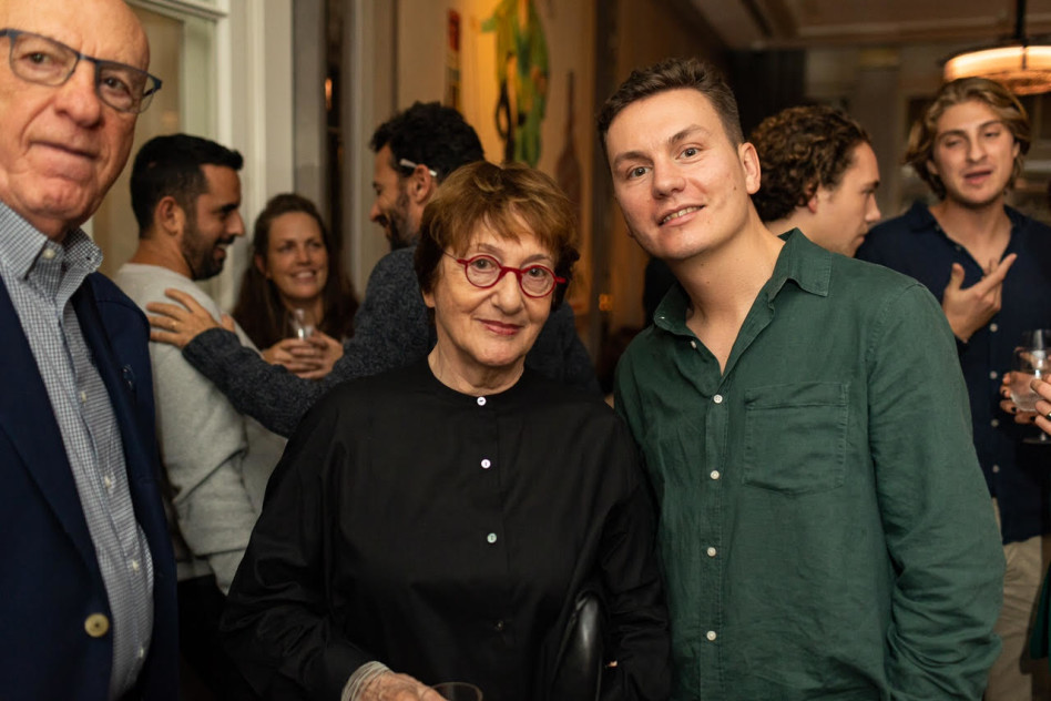 כריסוטפר הרטמן וסוזן לנדאו (צילום: אסקף אברהם)