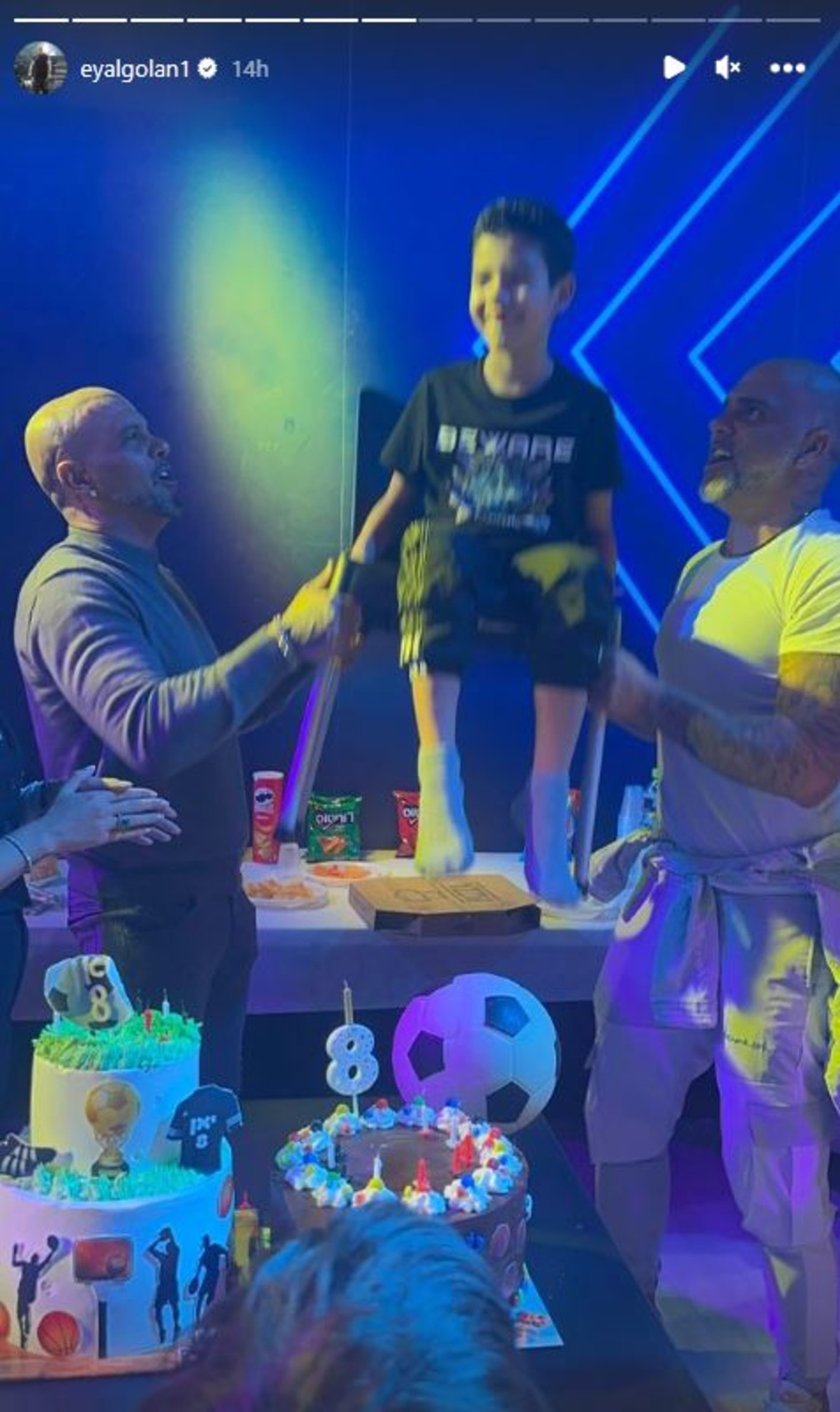 אייל גולן, יאן גולן (צילום: צילום מסך אינסטגרם)