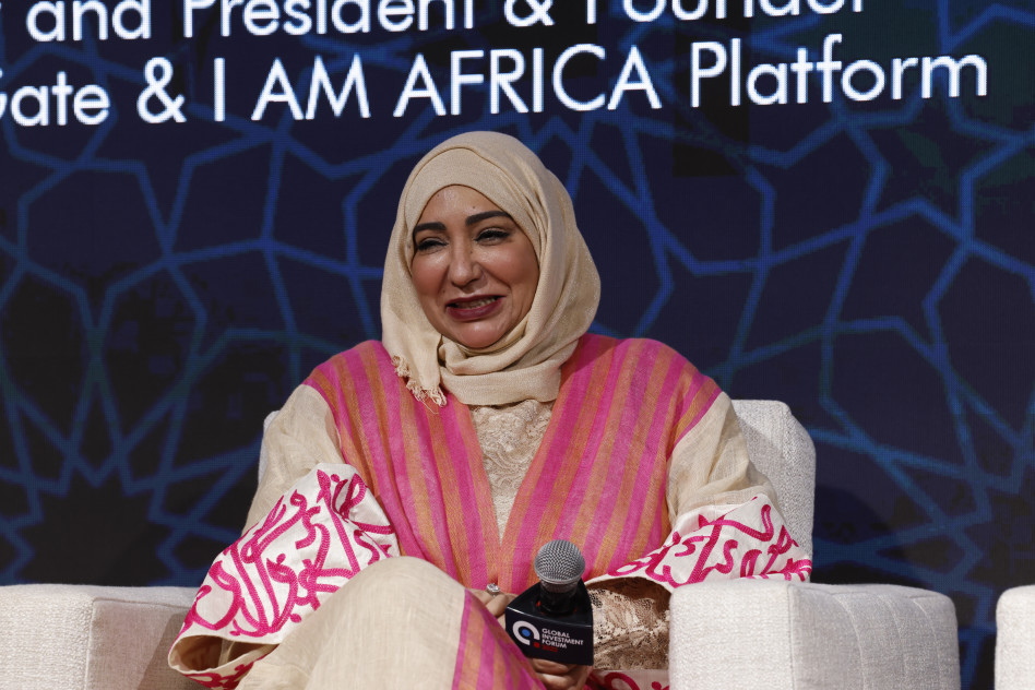 הנסיכה לילה ראח'ל אל-עטפאני סנאטורית מלכות שבא נשיאה ומייסדת הפסלפורמה העסקית (צילום: מרק ישראל סלם)