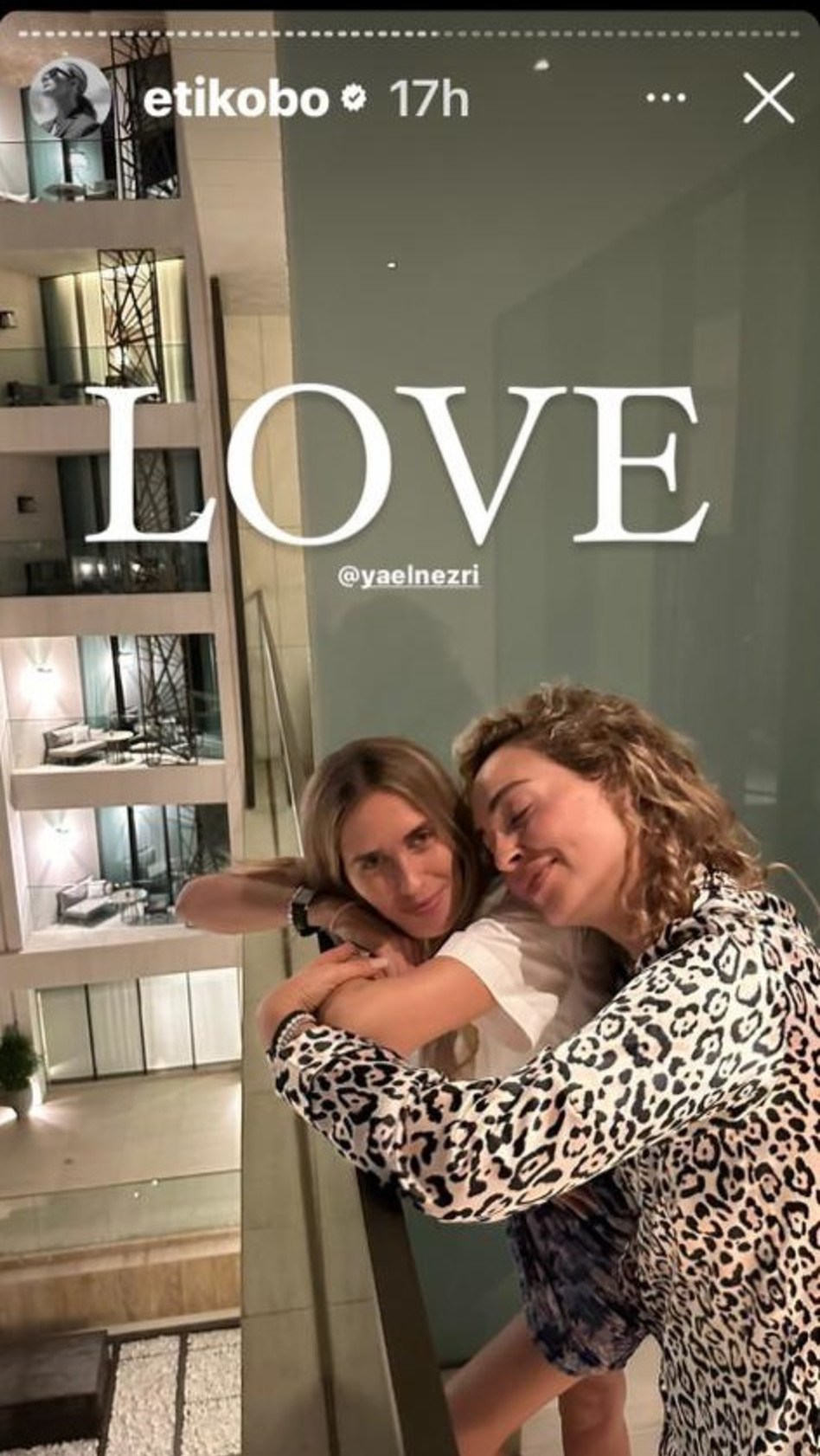 מירי בוהדנה ויעל ניזרי (צילום: צילום מסך אינסטגרם)