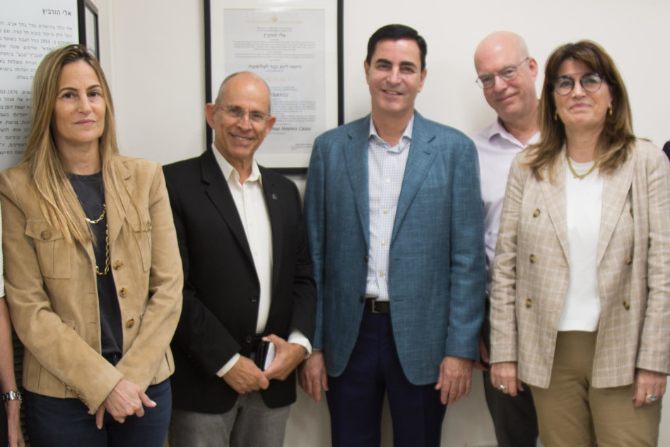 ורד שליו-הורביץ, אריאל פורת, חיים הורביץ, משה צבירן ודפנה קריב (צילום: עומר לוי)