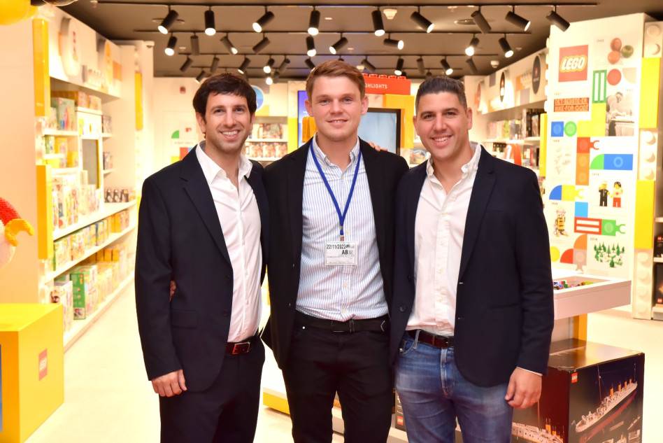 שרון אגובל, רסמוס קייהולם-סקוב ואיתי לב (צילום: בני חדד)