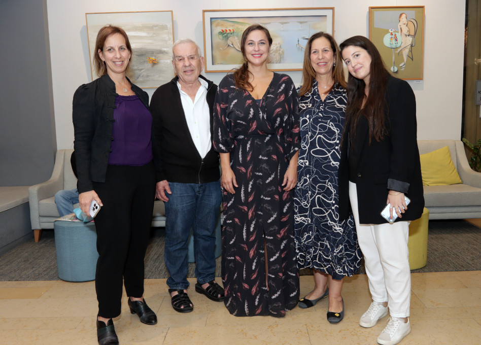 אורית הראל, סיגל בר-און, קרן פלס, אלי פישר ונורית הראל (צילום: ענת מוסברג)