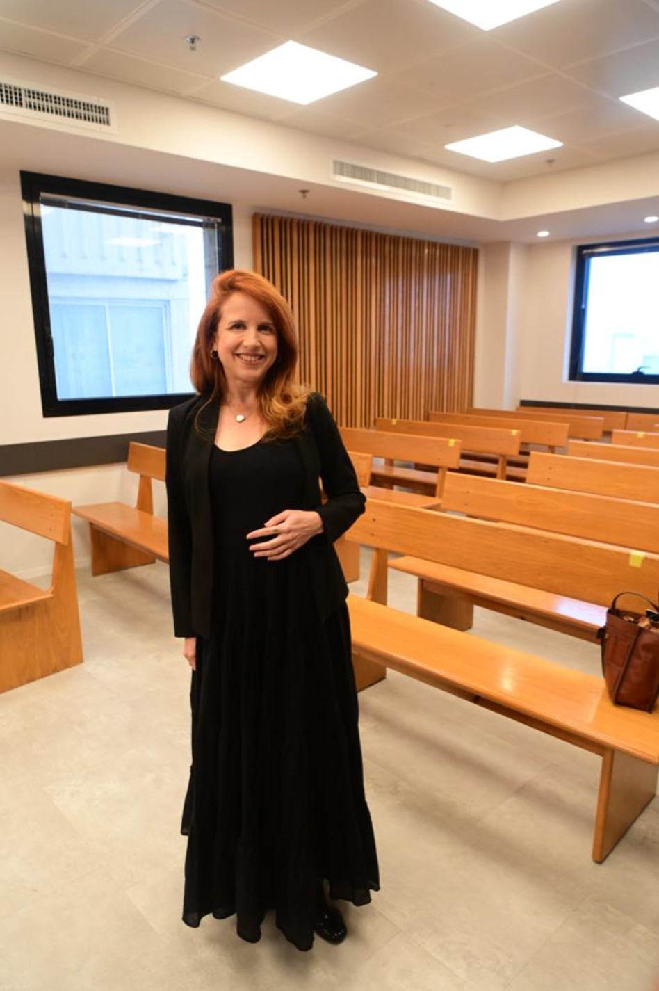 סתיו שפיר ההריונית (צילום: אבשלום ששוני)