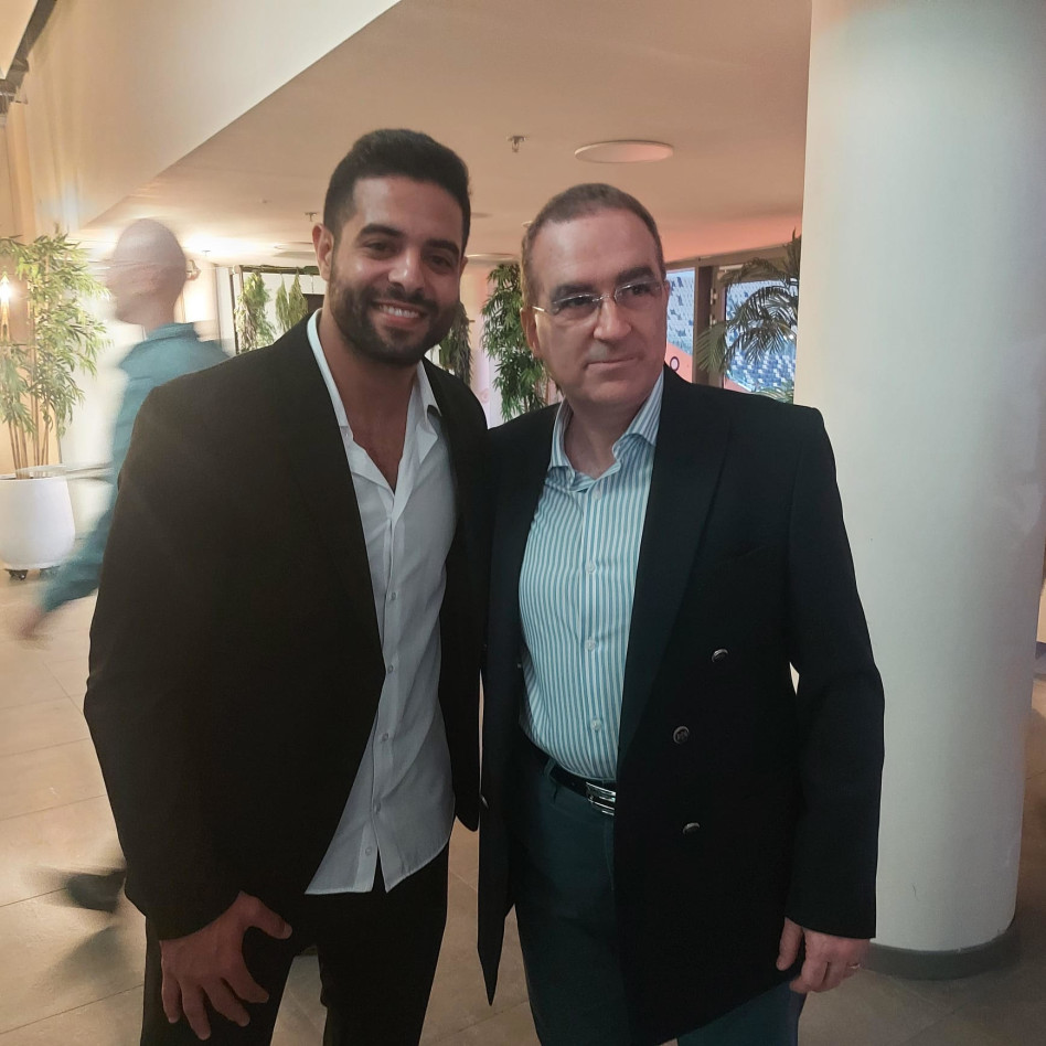 דימיטר צנצ'ב ושגיא מוקי (צילום: יח''צ בלומפילד)