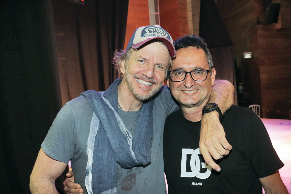 אלי כהן ופקונדו ארנה  (צילום: נתנאל בן שבת)