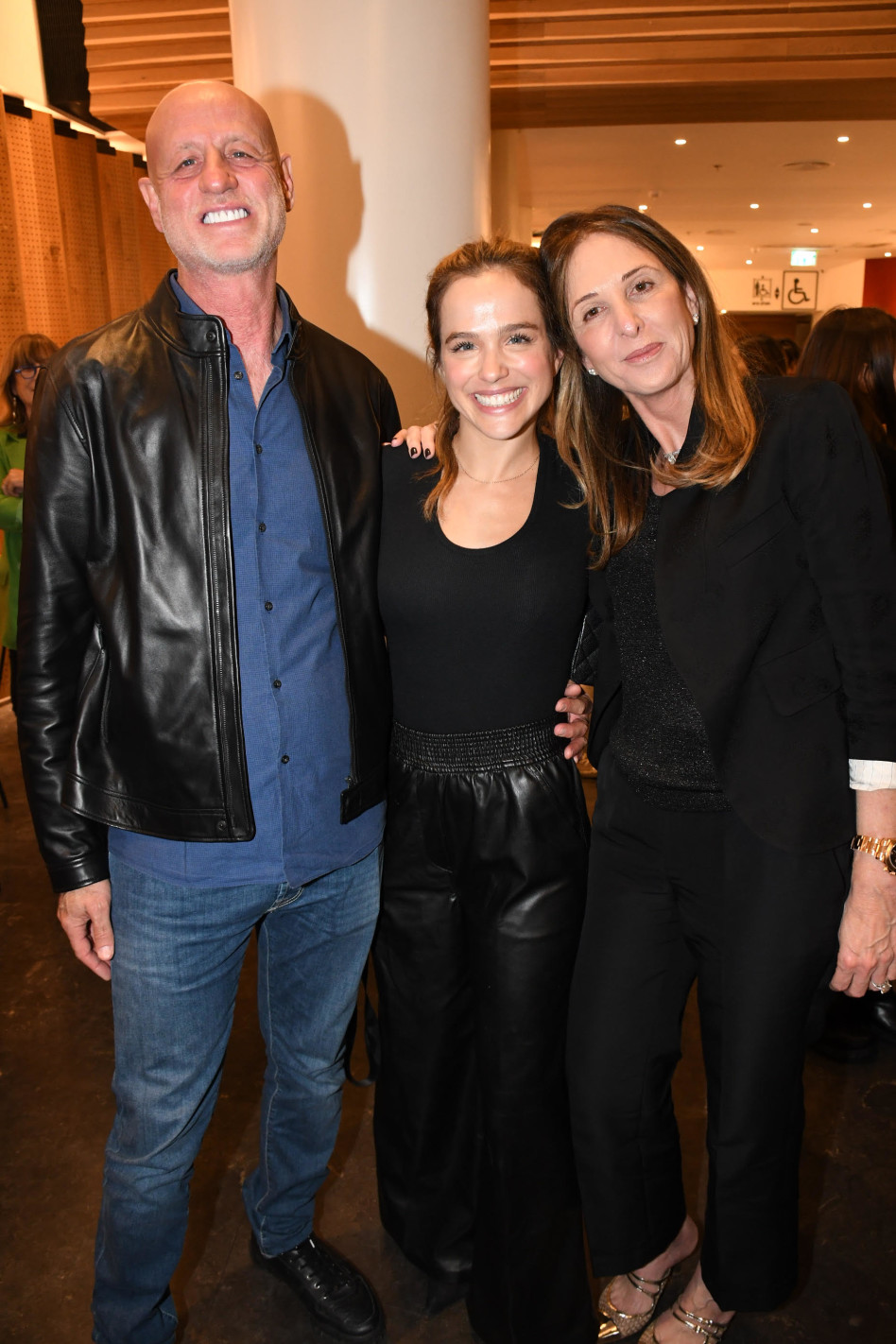 קרן קרובינר, אגם רודברג וגד קרובינר (צילום: אביב חופי)