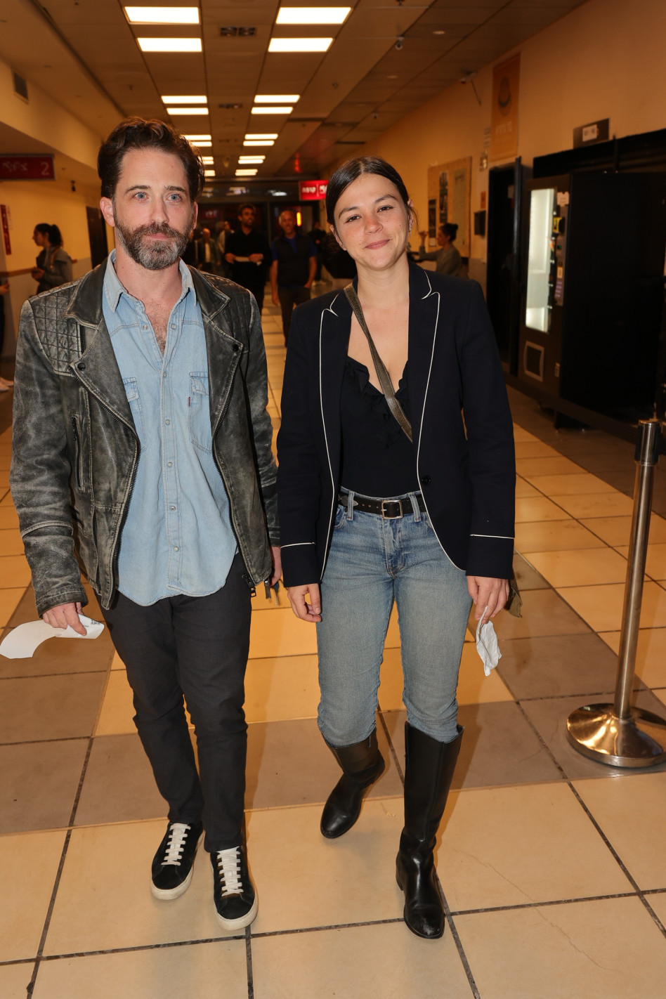 ג'וי ריגר, תום אבני (צילום: רפי דלויה)