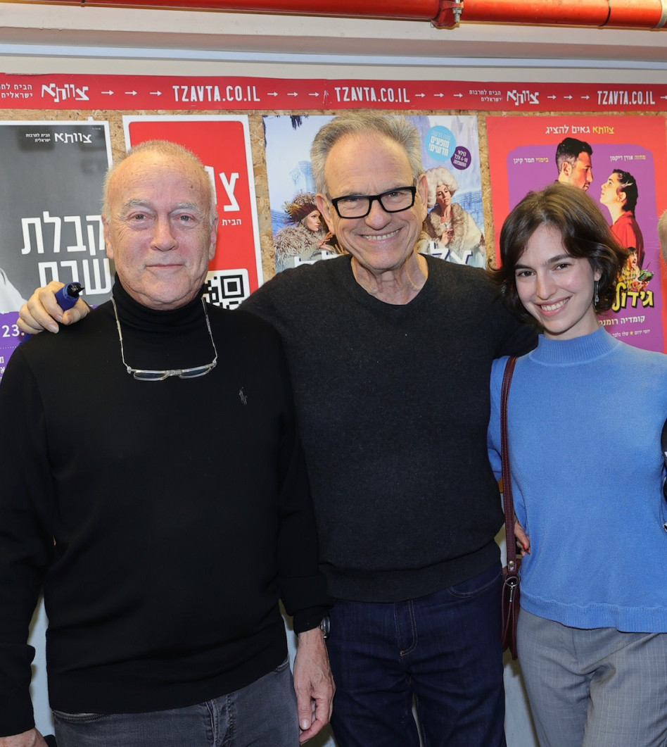 תום נשר, אבי נשר ואבי טיומקין (צילום: רפי דלויה)