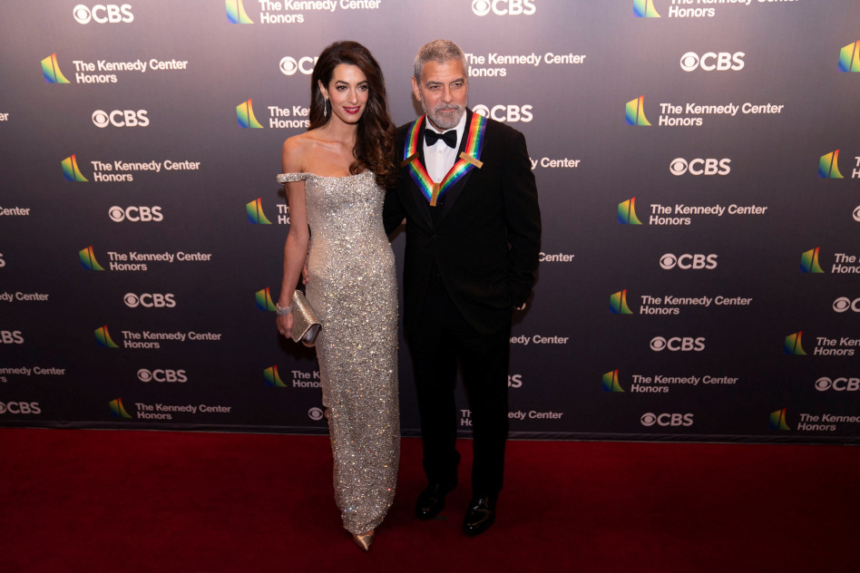 ג'ורג' קלוני, אמל קלוני (צילום: רויטרס)