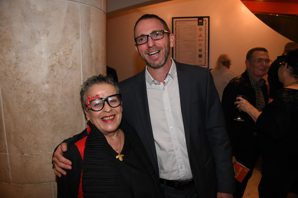 צח גרניט וחנה פרי-זן (צילום: אביב חופי)