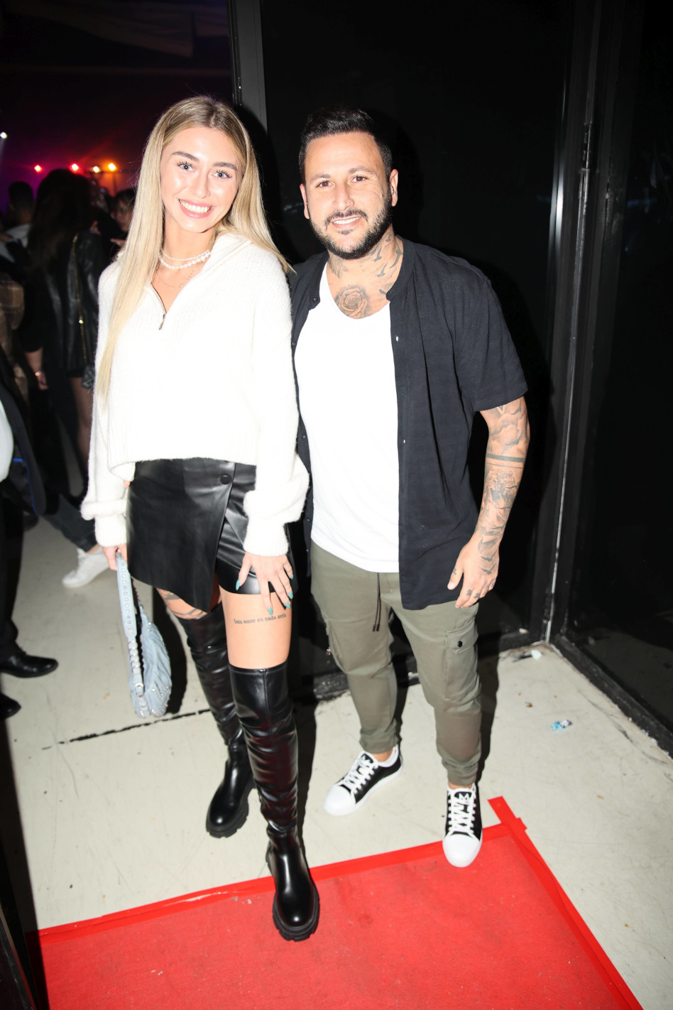 אוהד בוזגלו ובת הזוג מריה (צילום: אור גפן)