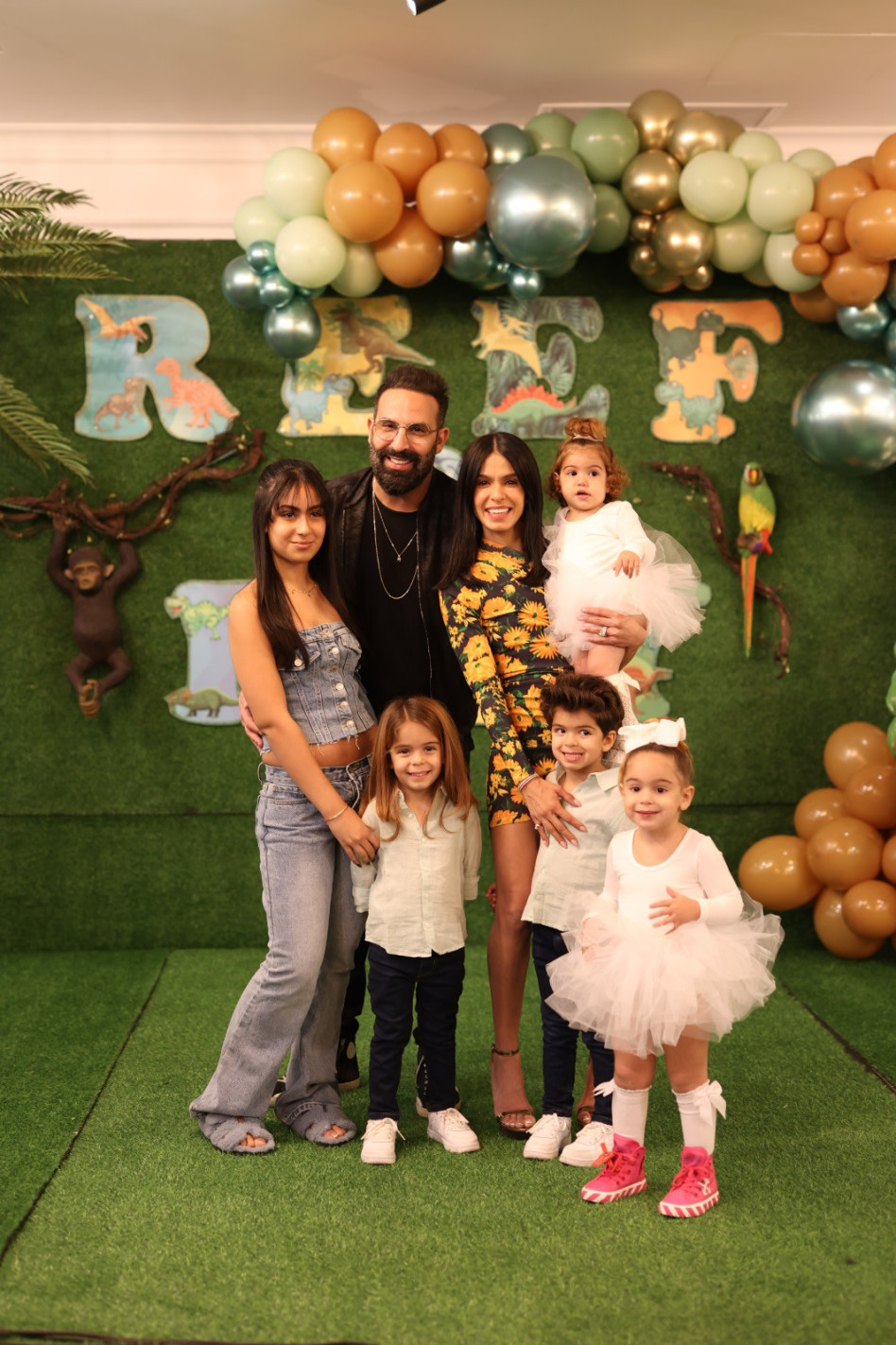 מיכל הקטנה, ניר ויצמן וילדיהם (צילום: קסם צלמים)