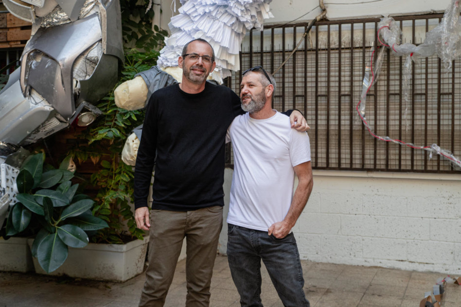 יהודה גרנס ואבישי קימלדורף  (צילום: מיכל מנצור)
