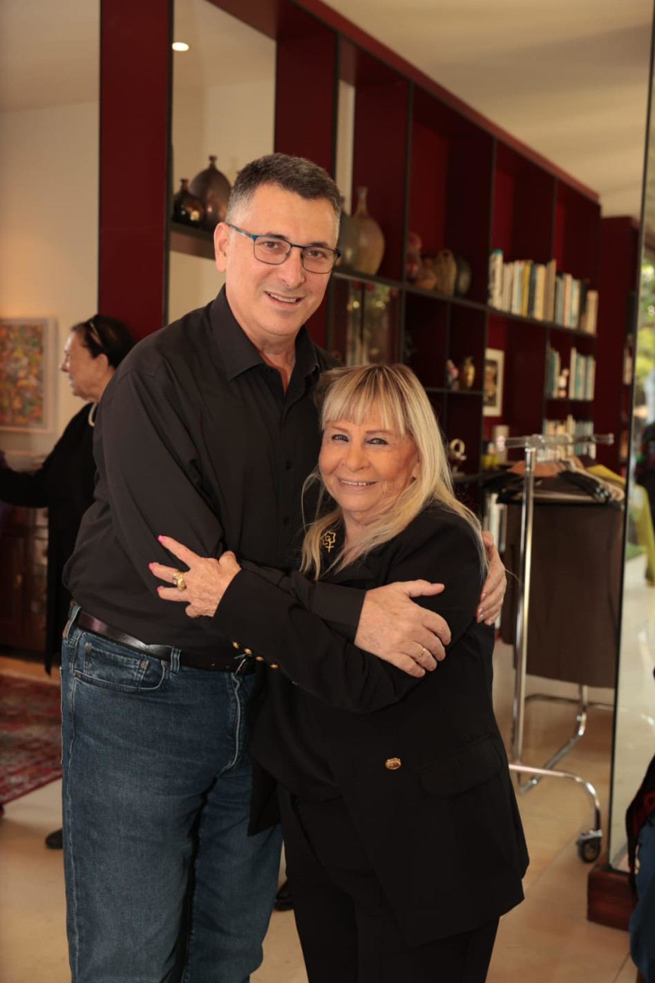 בת שבע שטראוכלר וגדעון סער (צילום: אוראל כהן)