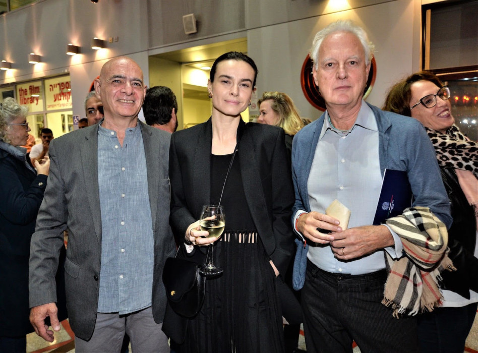 סרג'יו ברבנטי, קאסיה סמוטניאק ורוני פלוס (צילום: אליצור ראובני)