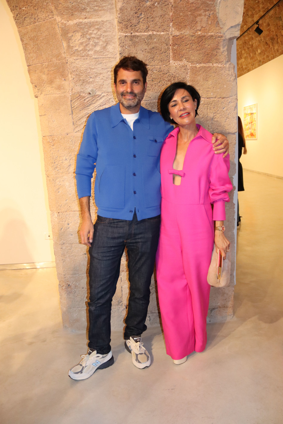 איריס שלמון ואלישע אברז'יל (צילום: פורת גונן)