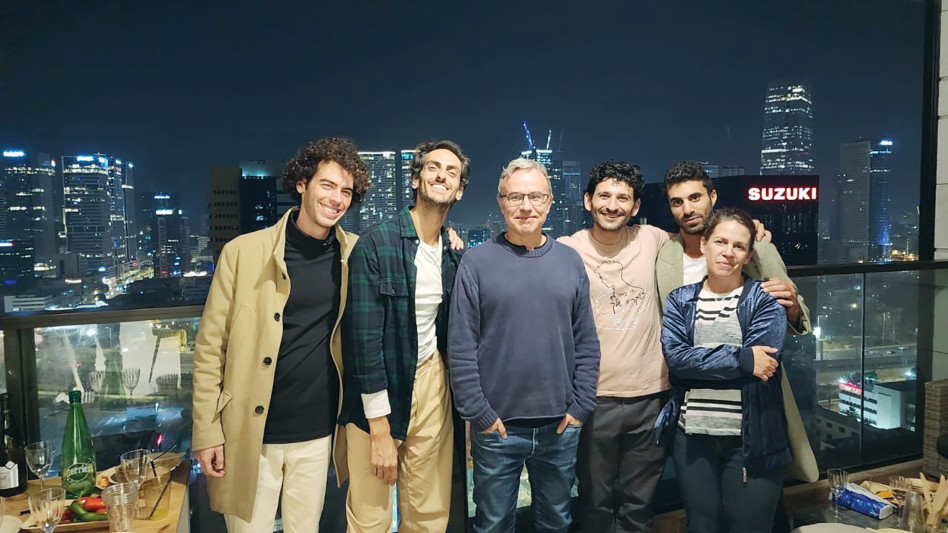 טלי הכט, לירן מזרחי, ניר פרנקל, פיליפ בסון ותומר נהיר (צילום: מתן קרן)