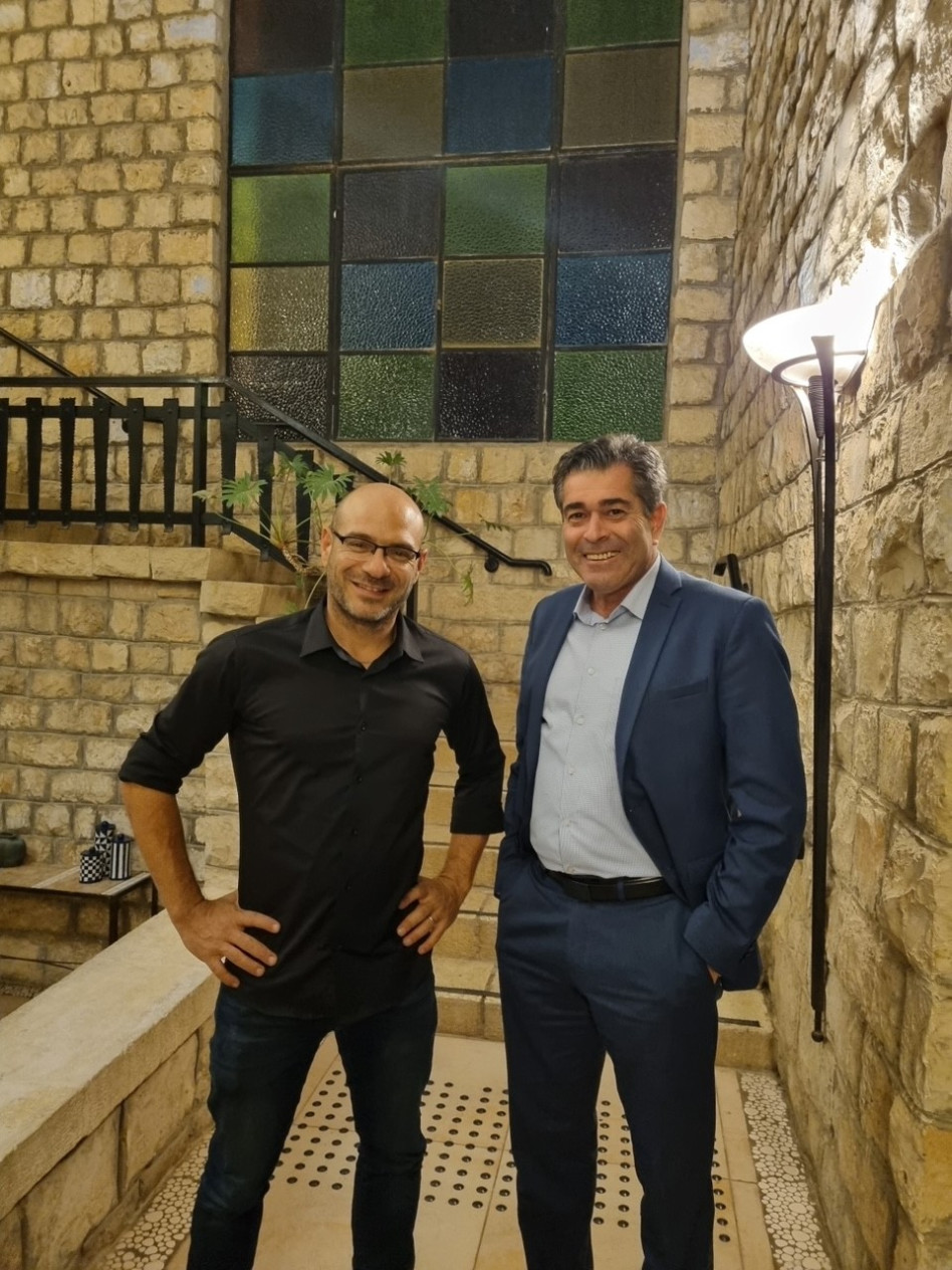 שמעון קיפניס ואוהד חמו (צילום: הראל שיא)