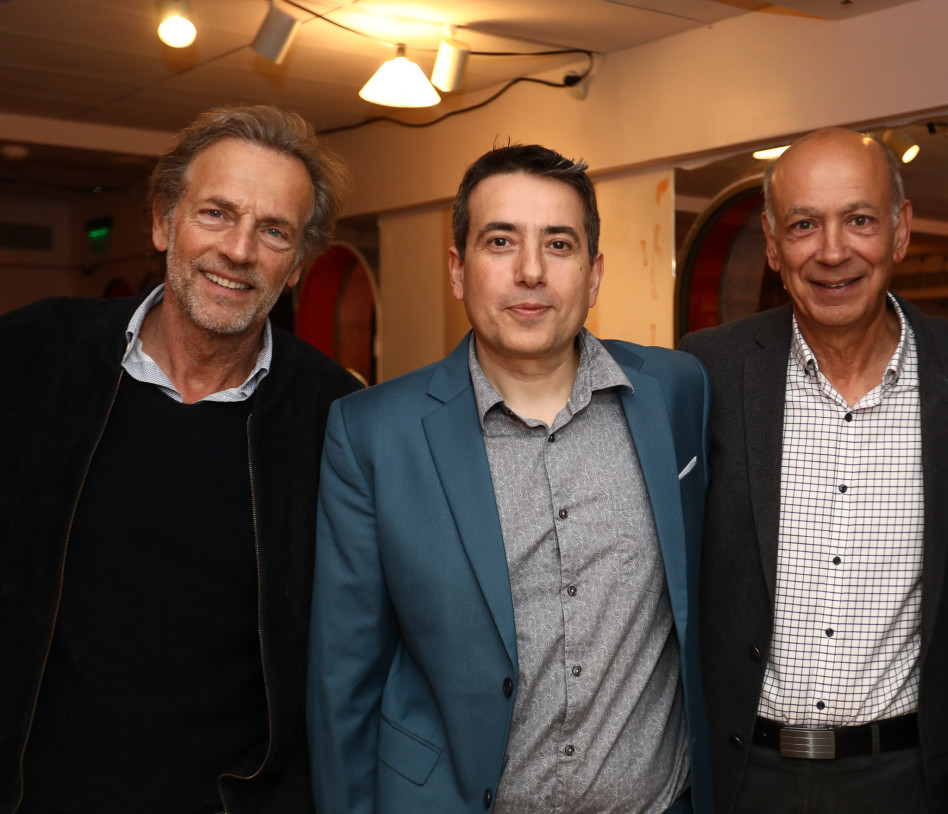  דני מימראן,  רוני מהדב-לוין וסטפן פרייס (צילום: סיון פרג')