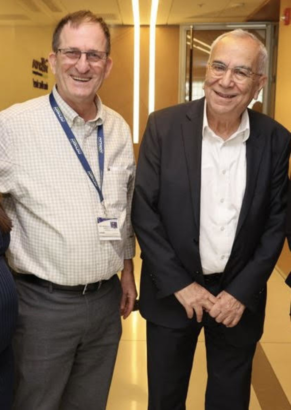 שוקי שמר ועופר שפילברג (צילום: דוברות אסותא)