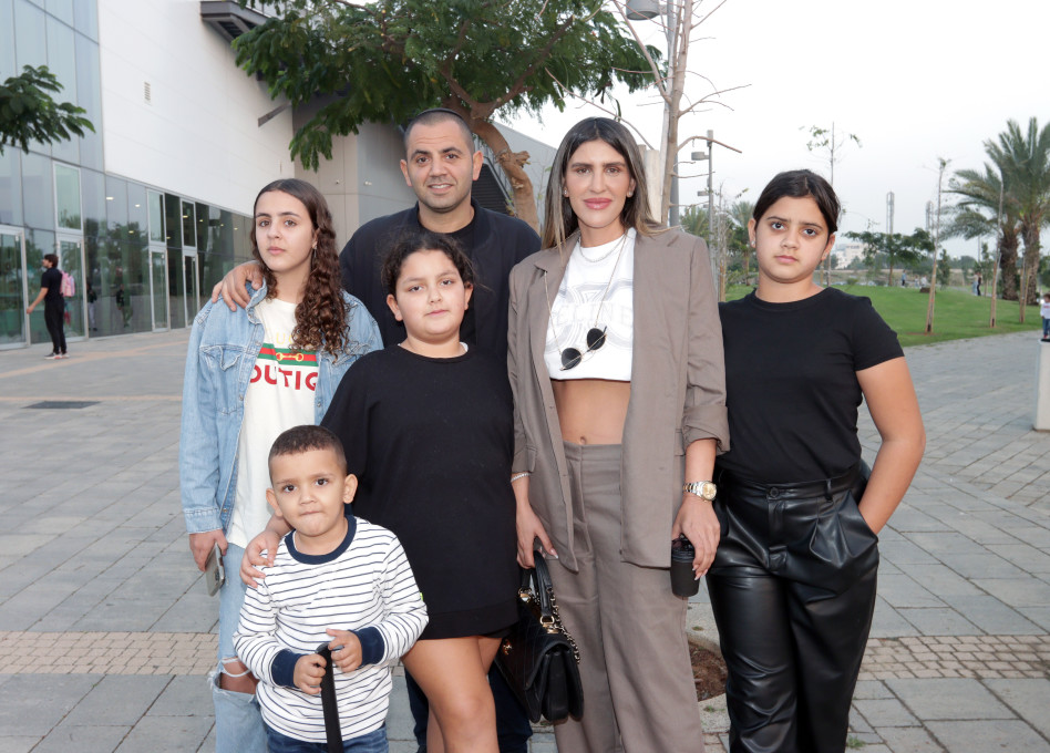 עינב בובליל, אלי בניסטי וילדיהם (צילום: ענת מוסברג)