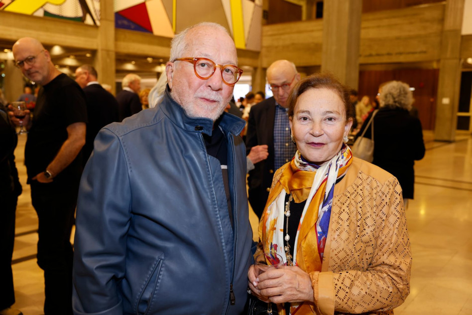 לינדה ויצחק סגול (צילום: גיא יחיאלי)