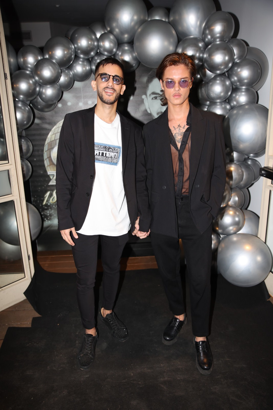 קאזם חליליה ובן זוגו קווין (צילום: אור גפן)