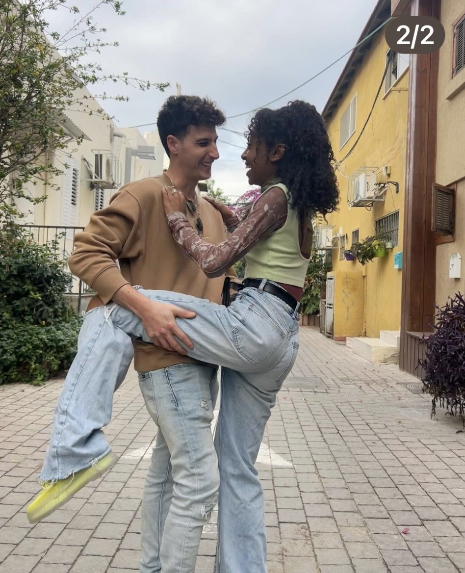 עדן אלנה ובן הזוג ינון (צילום: צילום מסך אינסטגרם)