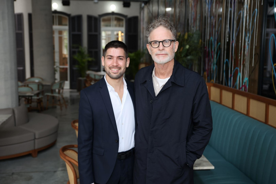 גידי בר אוריין ומורגן מונדולוני (צילום: אור גפן)