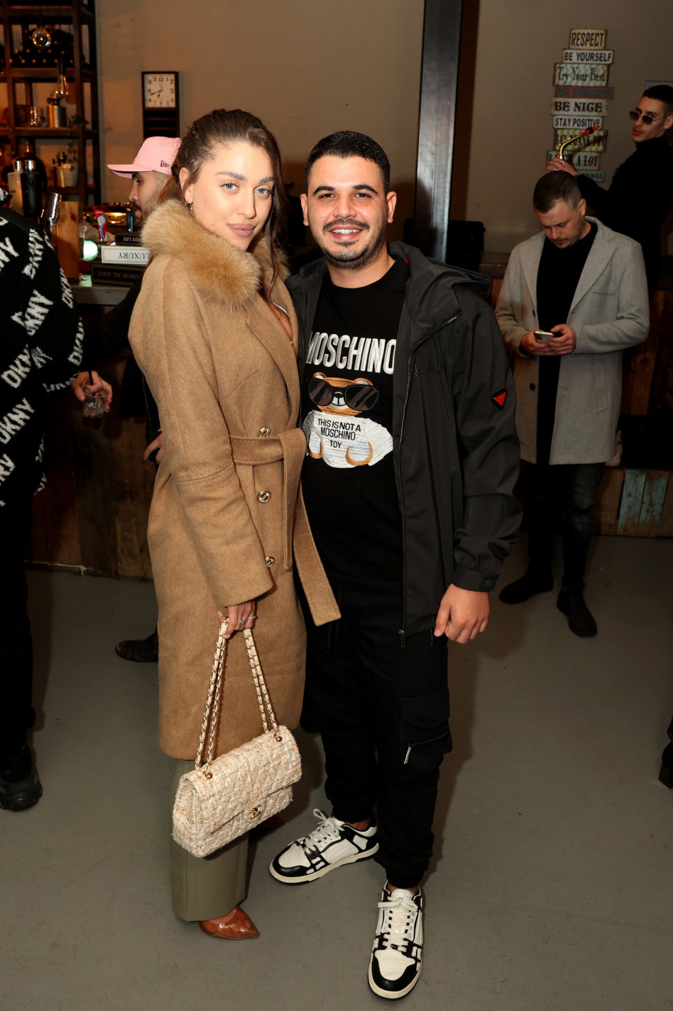 לינור סביניק ובן הזוג (צילום: איציק בירן)